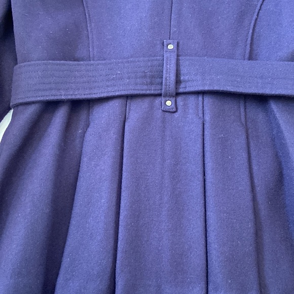 Worthington Pea Coat, Purple, Size PM - Picture 4 of 11